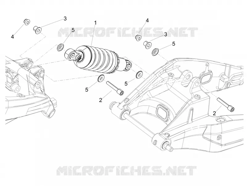 SHOCK ABSORBER Aprilia APRILIA-MOTORCYCLES 660 TUONO 2022  Tuono 660 4T 8V Euro 5 ABS