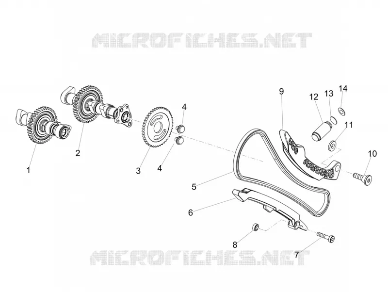 FRONT CYLINDER TIMING SYSTEM Aprilia APRILIA-MOTORCYCLES 1100 TUONO 2023  Tuono V4 1100 Euro 5