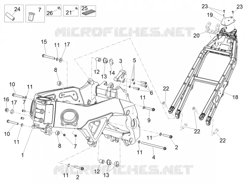 Frame/bodywork Aprilia APRILIA-MOTORCYCLES 1100 TUONO 2022  Tuono V4 1100 Euro 5