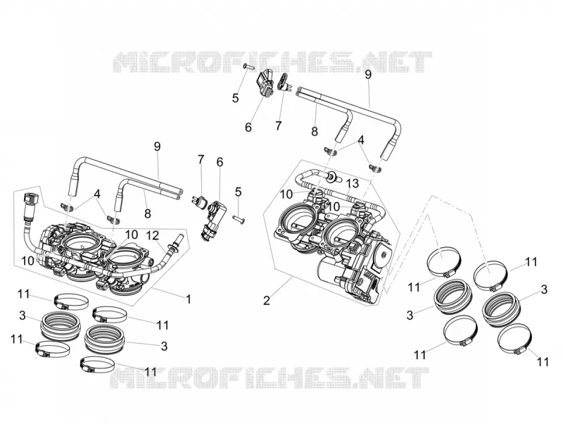 THROTTLE BODY Aprilia APRILIA-MOTORCYCLES 1100 TUONO 2021  Tuono V4 Factory 1100 Euro 5 Superpole ABS