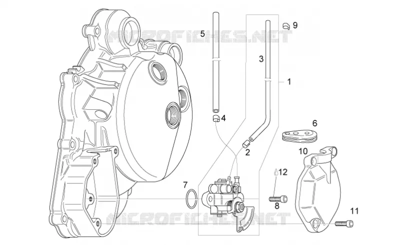 Oil pump Aprilia APRILIA-MOTORCYCLES 125 RS 2010  RS 125