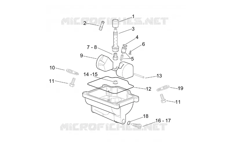Carburettor III Aprilia APRILIA-MOTORCYCLES 250 RS 1996  RS 250