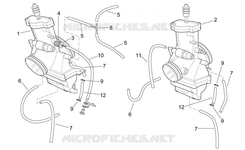 Carburettor I Aprilia APRILIA-MOTORCYCLES 250 RS 1998  RS 250