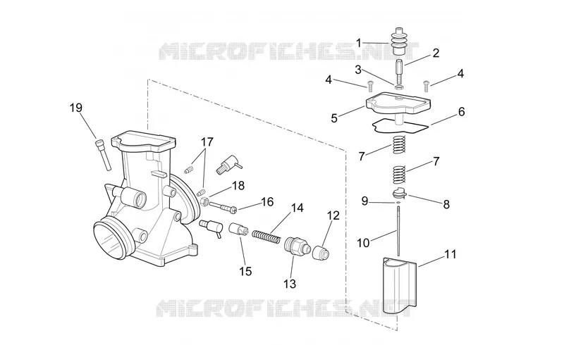 Carburettor II Aprilia APRILIA-MOTORCYCLES 250 RS 2003  RS 250
