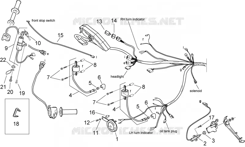 Electrical system I Aprilia APRILIA-MOTORCYCLES 250 RS 2002  RS 250
