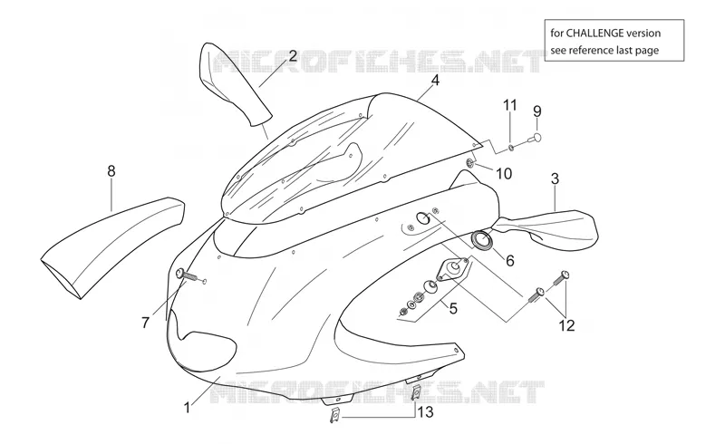Front body I Aprilia APRILIA-MOTORCYCLES 250 RS 2002  RS 250