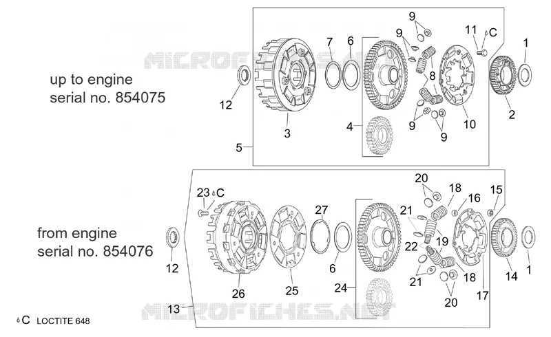 Clutch II Aprilia APRILIA-MOTORCYCLES 1000 RST-FUTURA 2002  RST 1000 Futura