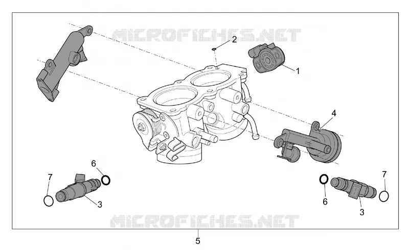 Throttle body Aprilia APRILIA-MOTORCYCLES 1000 RST-FUTURA 2001  RST 1000 Futura