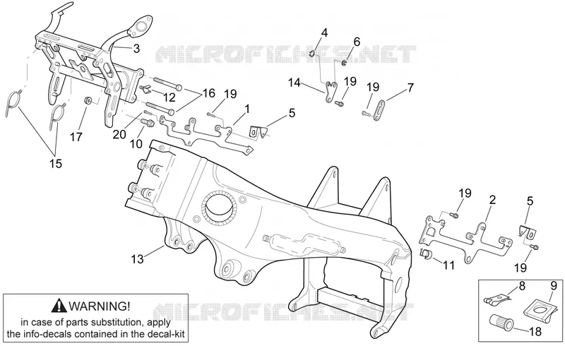 Frame II Aprilia APRILIA-MOTORCYCLES 1000 RSV 2000  RSV 1000