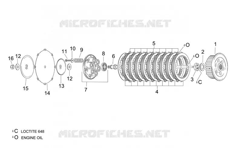 Clutch I Aprilia APRILIA-MOTORCYCLES 1000 RSV 2004  RSV 1000