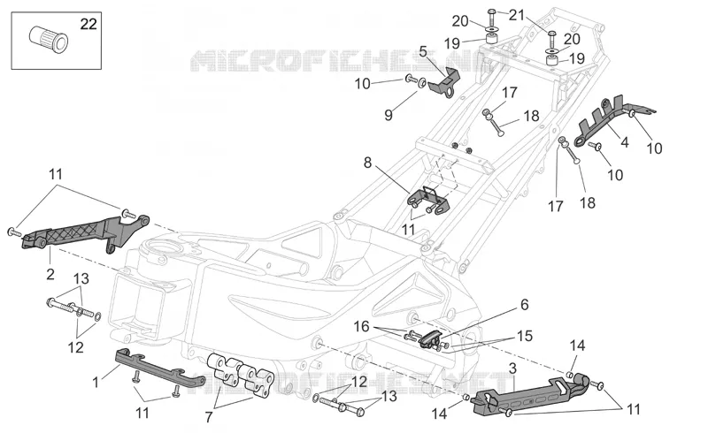 Frame II Aprilia APRILIA-MOTORCYCLES 1000 RSV 2008  RSV 1000