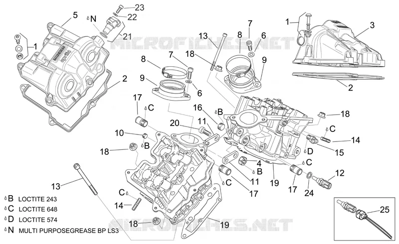Valves cover Aprilia APRILIA-MOTORCYCLES 1000 RSV 2006  RSV 1000