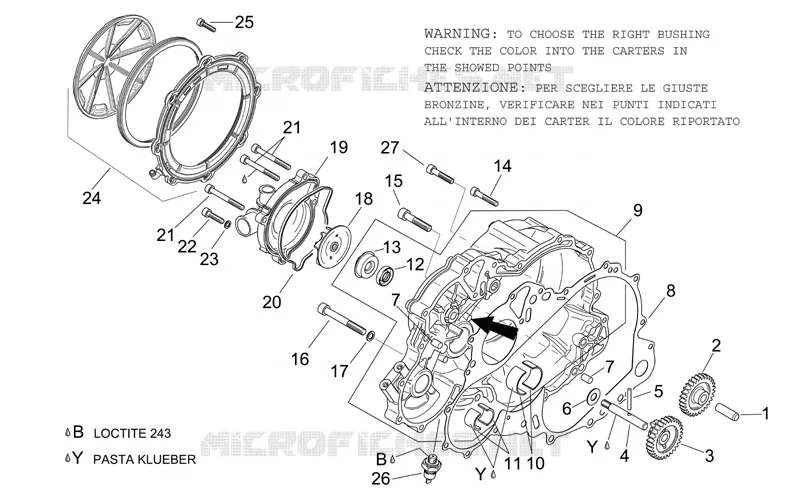 Water pump Aprilia APRILIA-MOTORCYCLES 1000 RSV 2004  RSV 1000