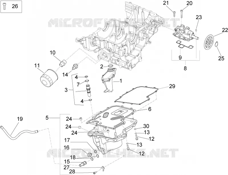Lubrication Aprilia APRILIA-MOTORCYCLES 1000 RSV4 2016  RSV4 1000 Racing Factory L.E