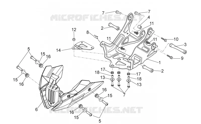 Holder Aprilia APRILIA-MOTORCYCLES 750 SHIVER 2009  Shiver GT