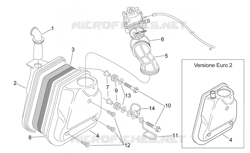 Air box Aprilia APRILIA-SCOOTER 50 SONIC 2007  Sonic H2O