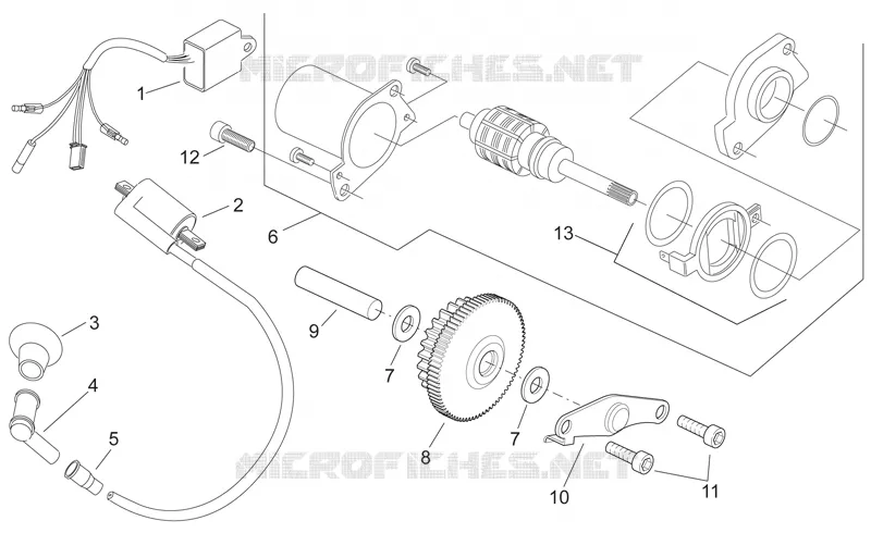 Ignition unit Aprilia APRILIA-SCOOTER 50 SONIC 2008  Sonic H2O