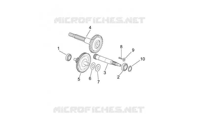 Transmission final drive Aprilia APRILIA-SCOOTER 50 SONIC 2003  Sonic H2O