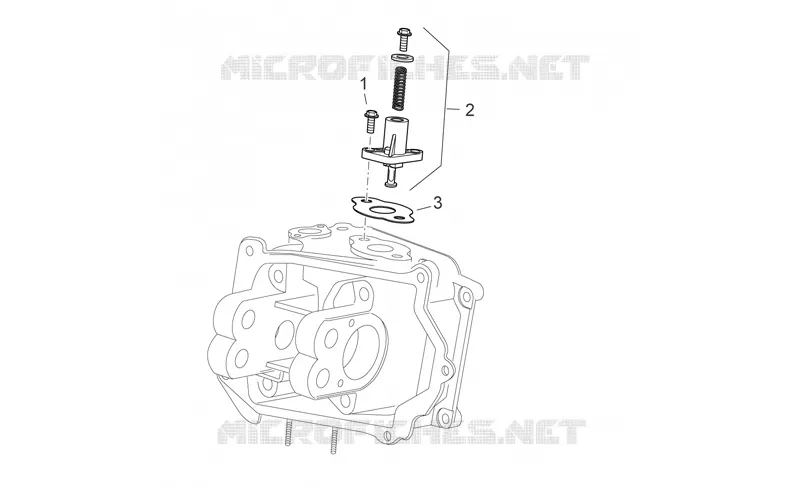 Chain tensioner Aprilia APRILIA-SCOOTER 250 SPORT-CITY 2007  Sport City E3