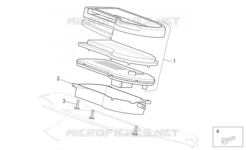 Dashboard Aprilia APRILIA-SCOOTER 125 SPORT-CITY 2006  Sport City E3