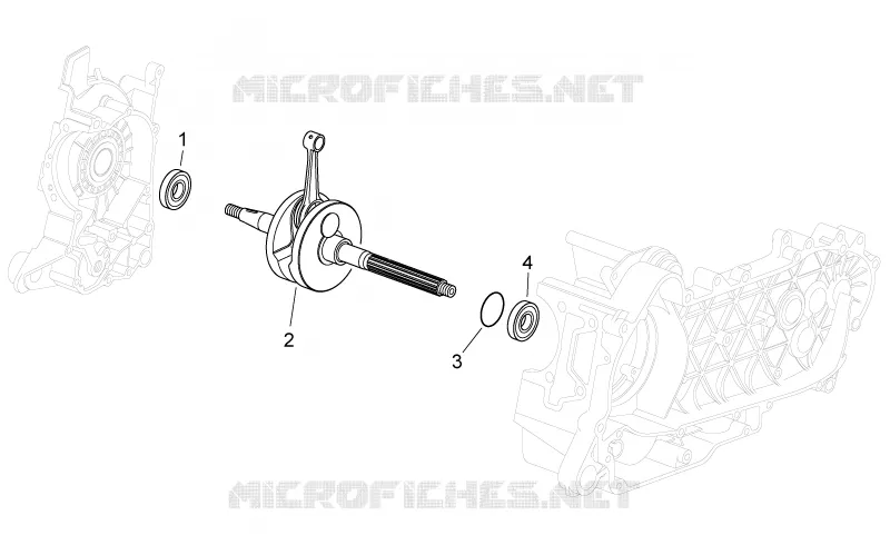 Drive shaft Aprilia APRILIA-SCOOTER 200 SPORT-CITY 2006  Sport City E3