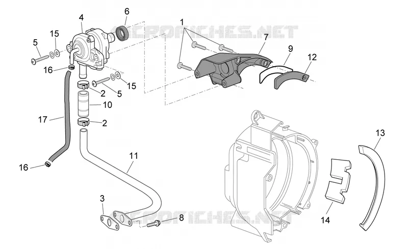 Secondary air Aprilia APRILIA-SCOOTER 125 SPORT-CITY 2006  Sport City E3