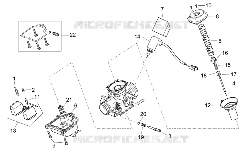 Carburettor II Aprilia APRILIA-SCOOTER 200 SPORT-CITY 2006  Sport City E2