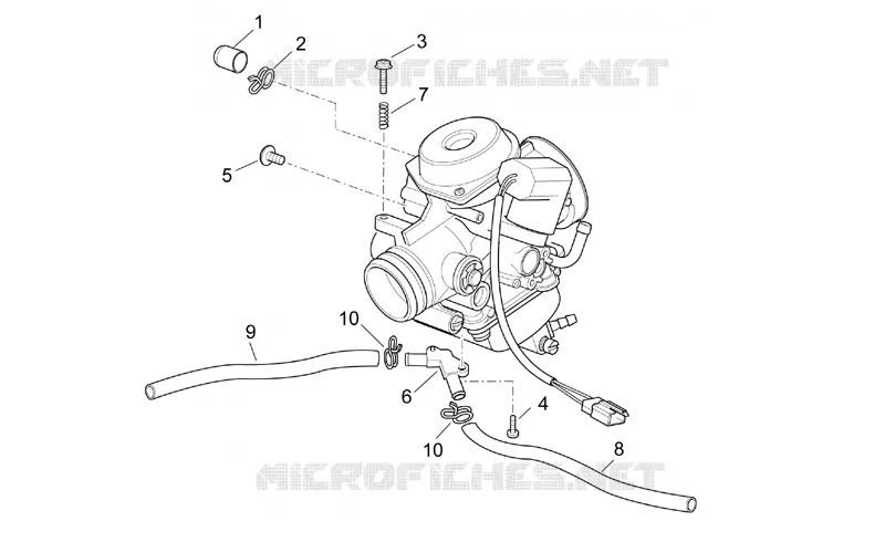 Carburettor III Aprilia APRILIA-SCOOTER 125 SPORT-CITY 2004  Sport City E2
