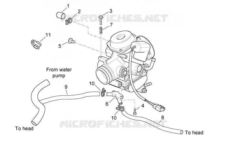 Carburettor III Aprilia APRILIA-SCOOTER 200 SPORT-CITY 2009  Sport City Cube carb E3