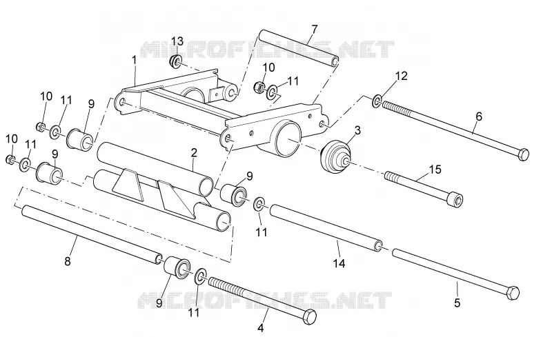 Connecting rod Aprilia APRILIA-SCOOTER 200 SPORT-CITY 2008  Sport City Cube carb E3