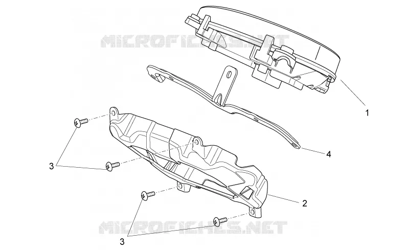 Dashboard Aprilia APRILIA-SCOOTER 125 SPORT-CITY 2010  Sport City Cube carb E3
