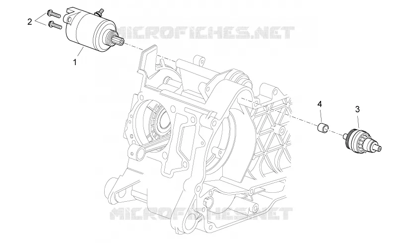 Starter motor Aprilia APRILIA-SCOOTER 125 SPORT-CITY 2010  Sport City Cube carb E3