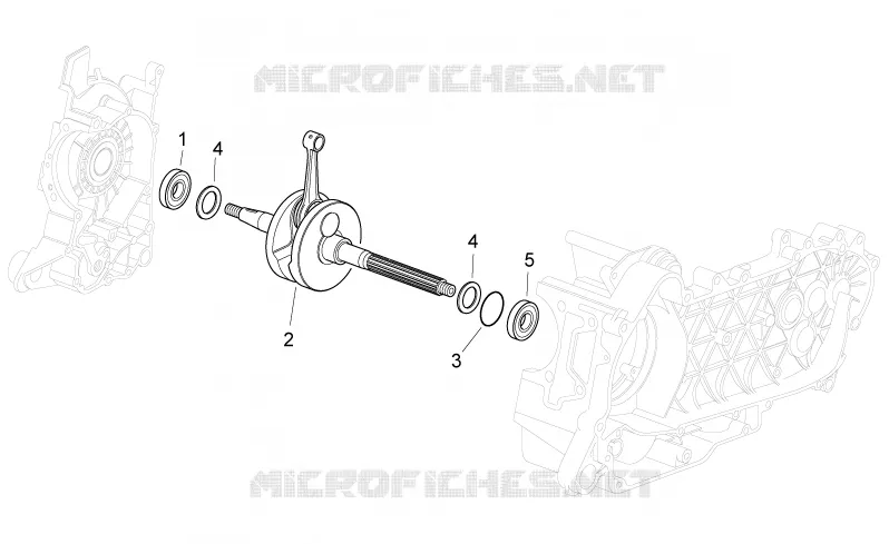 Drive shaft Aprilia APRILIA-SCOOTER 250 SPORT-CITY 2010  Sport City Cube IE E3