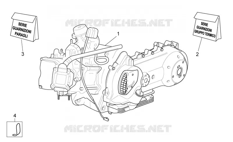 Engine Aprilia APRILIA-SCOOTER 300 SPORT-CITY 2009  Sport City Cube IE E3
