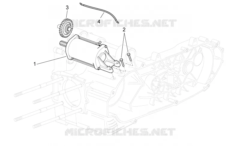 Starter motor Aprilia APRILIA-SCOOTER 250 SPORT-CITY 2009  Sport City Cube IE E3