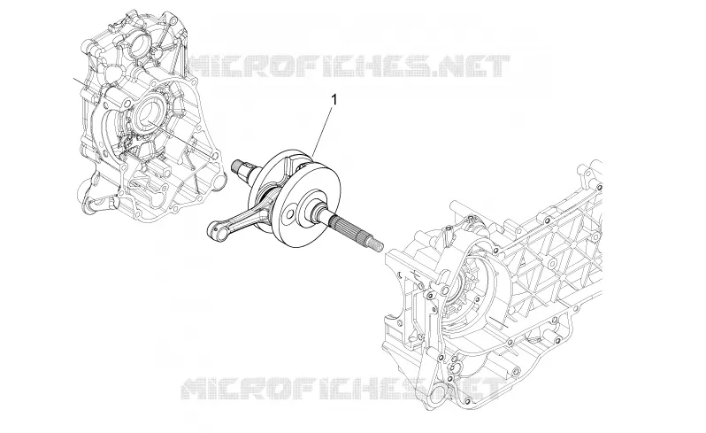Drive shaft Aprilia APRILIA-SCOOTER 125 SPORT-CITY 2010  Sport City ONE 4T E3