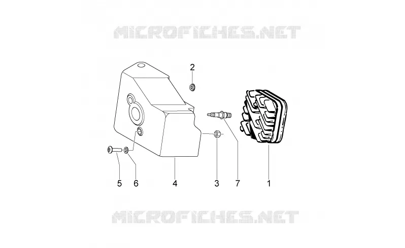 Cylinder head Aprilia APRILIA-SCOOTER 50 SPORT-CITY 2009  Sport City ONE 2T 2V E3