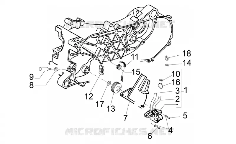 Oil pump Aprilia APRILIA-SCOOTER 50 SPORT-CITY 2011  Sport City ONE 2T 2V E3