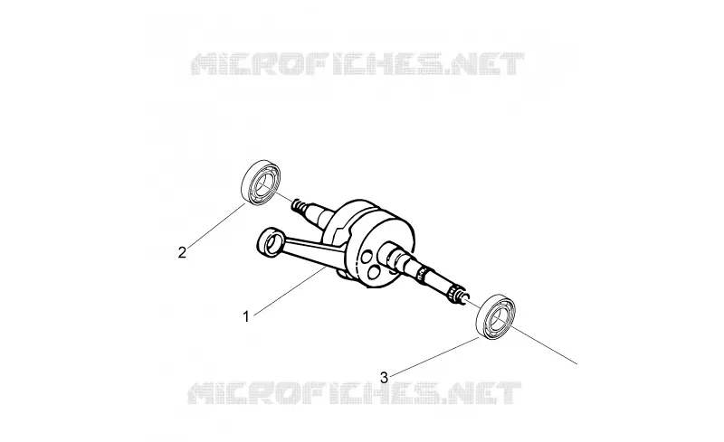 Drive shaft Aprilia APRILIA-SCOOTER 50 SPORT-CITY 2010  Sport City ONE 4T 2V E2