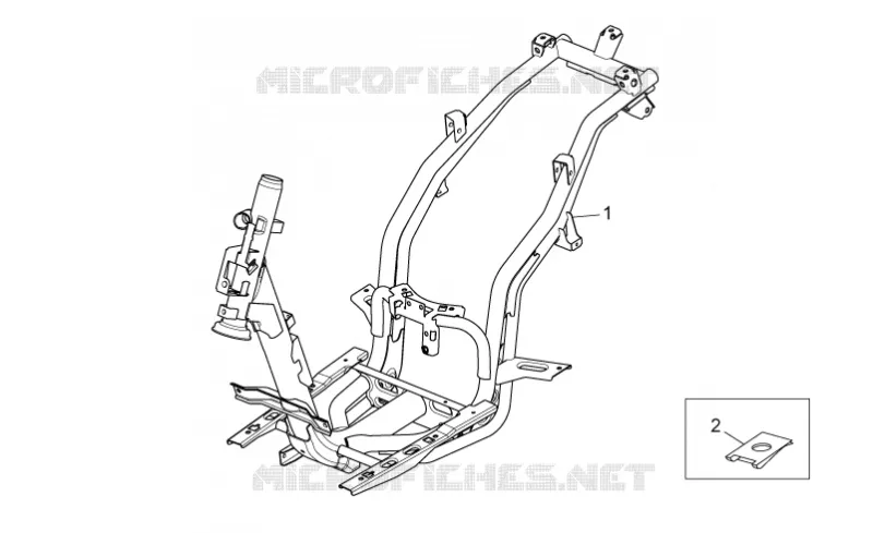 Frame Aprilia APRILIA-SCOOTER 50 SPORT-CITY 2010  Sport City ONE 4T 2V E2