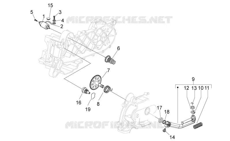 Starter motor Aprilia APRILIA-SCOOTER 50 SPORT-CITY 2008  Sport City ONE 4T 2V E2