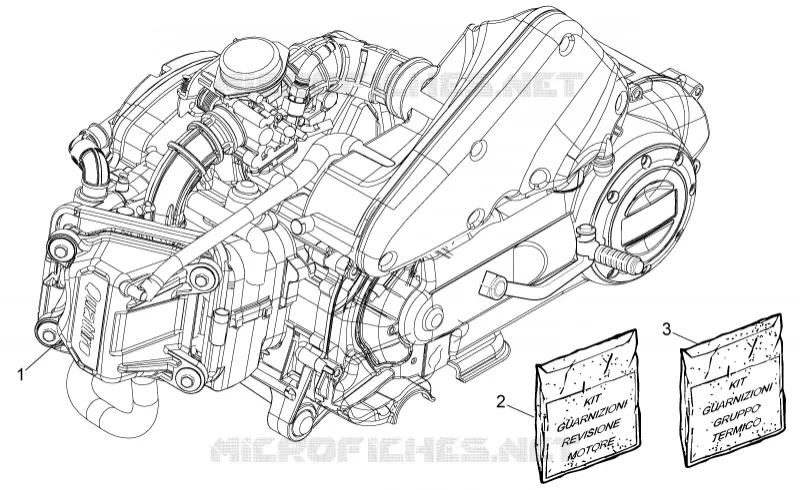 Engine Aprilia APRILIA-SCOOTER 50 SPORT-CITY 2011  Sport City ONE 4T 4V