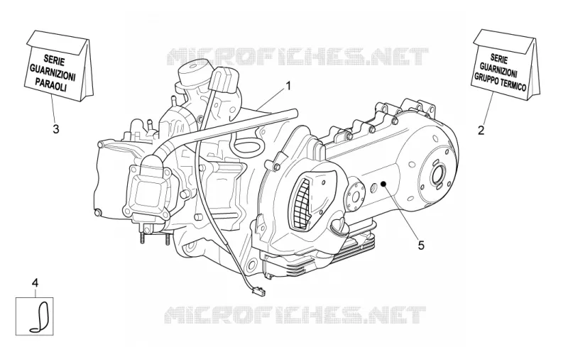 Engine Aprilia APRILIA-SCOOTER 125 SPORT-CITY 2012  Sport City Street 4T 4V E3
