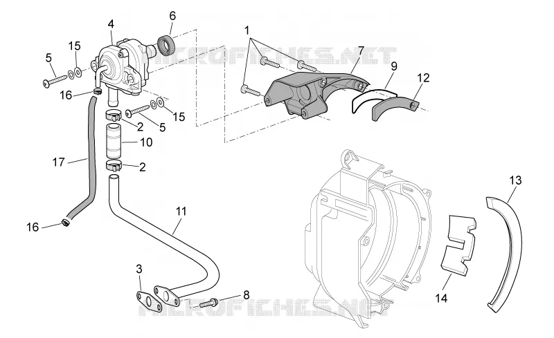 Secondary air Aprilia APRILIA-SCOOTER 125 SPORT-CITY 2012  Sport City Street 4T 4V E3