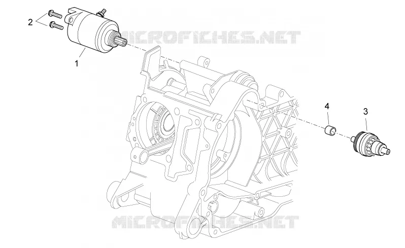Starter motor Aprilia APRILIA-SCOOTER 125 SPORT-CITY 2012  Sport City Street 4T 4V E3