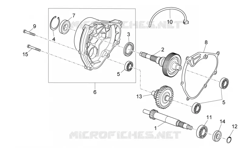 Transmission Aprilia APRILIA-SCOOTER 125 SPORT-CITY 2012  Sport City Street 4T 4V E3