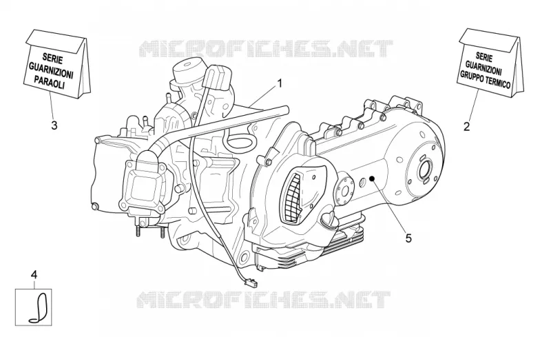 Engine Aprilia APRILIA-SCOOTER 300 SPORT-CITY 2012  Sport City Street 4T 4V E3