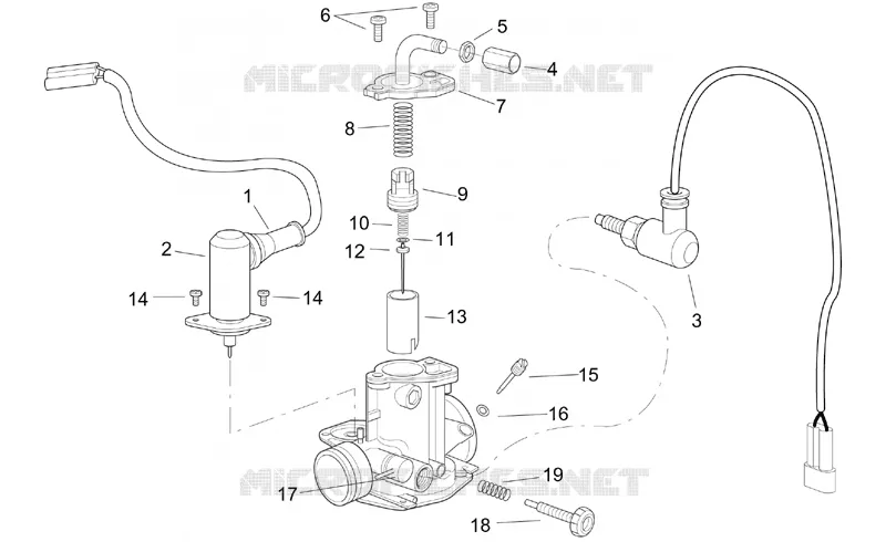 Carburettor Mikuni II Aprilia APRILIA-SCOOTER 125 SR 1999  SR