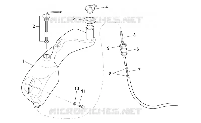 Oil tank Aprilia APRILIA-SCOOTER 150 SR 1999  SR