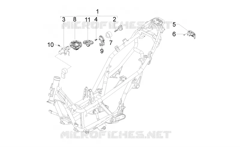 Locks Aprilia APRILIA-SCOOTER 300 SR 2013  SR MAX